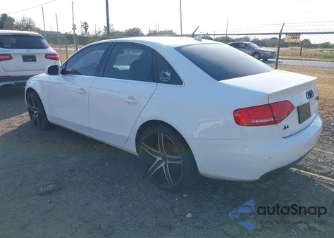 2010 Audi A4 2.0T Premium z USA, uszkodzony, nr VIN WAUFFAFL7AN037807